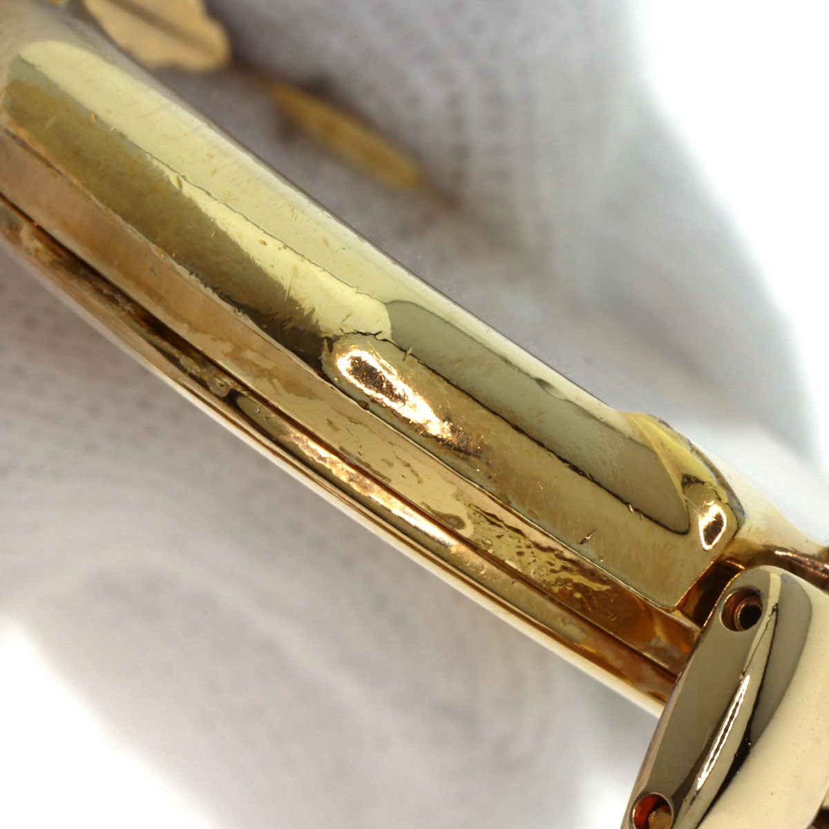 CHRISTIAN DIOR Octagon Watches D45-134 Gold Plated/Gold Plated Ladies