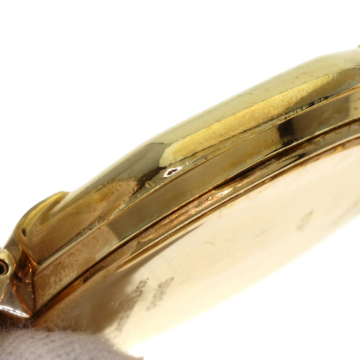 CHRISTIAN DIOR Octagon Watches D45-134 Gold Plated/Gold Plated Ladies