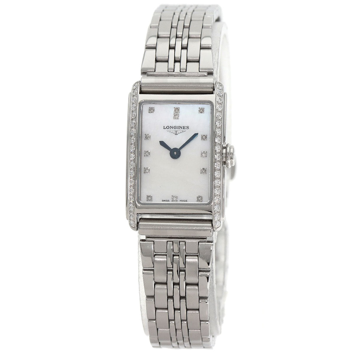 LONGINES Conquest Diamond Watches L5.258.0 Stainless Steel/Stainless Steel Ladies