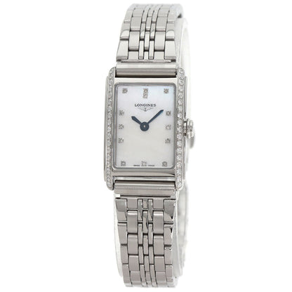 LONGINES Conquest Diamond Watches L5.258.0 Stainless Steel/Stainless Steel Ladies