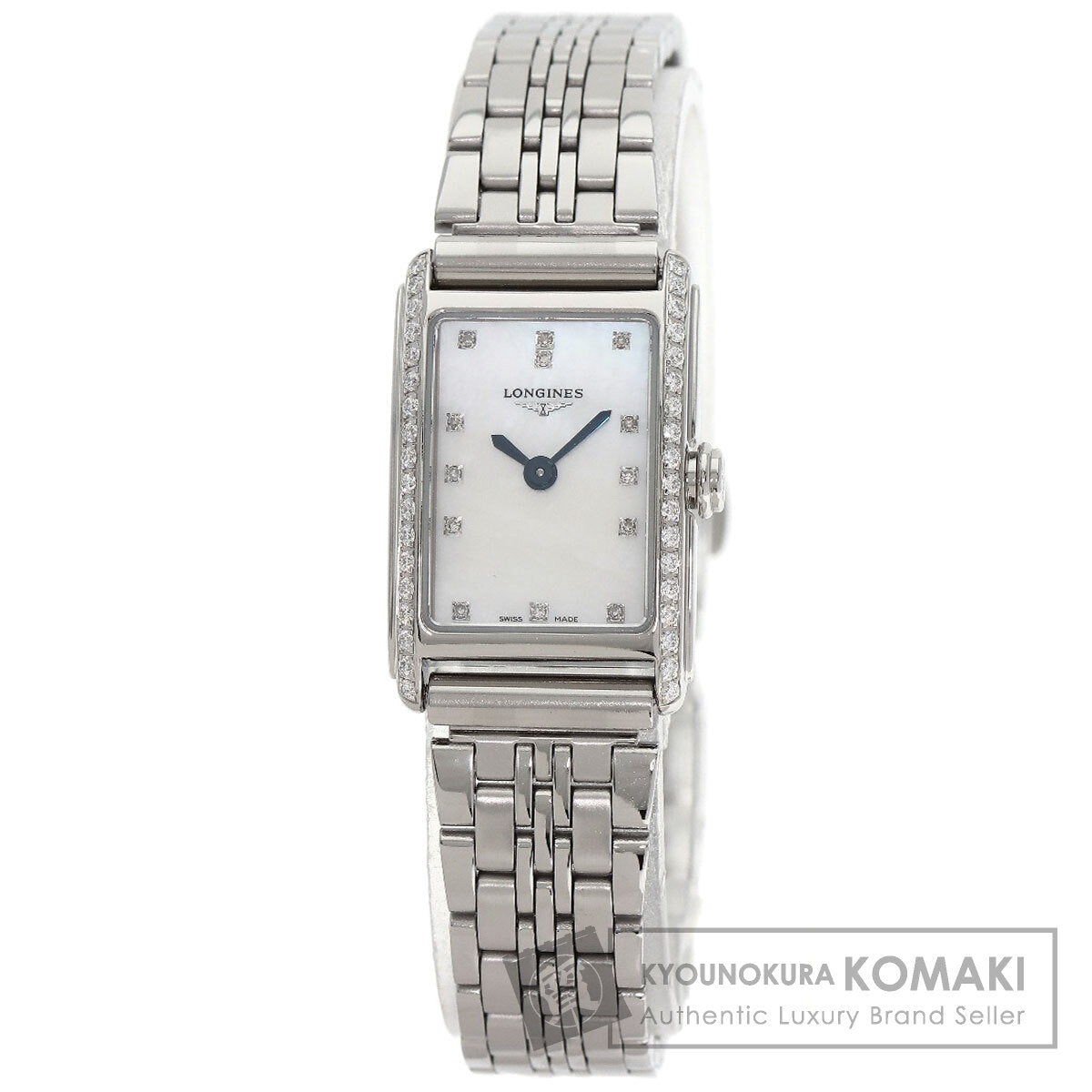 LONGINES Conquest Diamond Watches L5.258.0 Stainless Steel/Stainless Steel Ladies