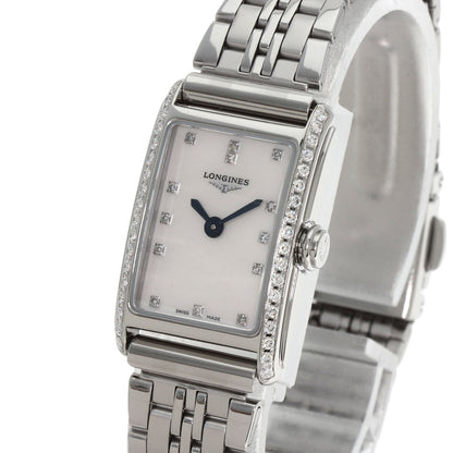 LONGINES Conquest Diamond Watches L5.258.0 Stainless Steel/Stainless Steel Ladies