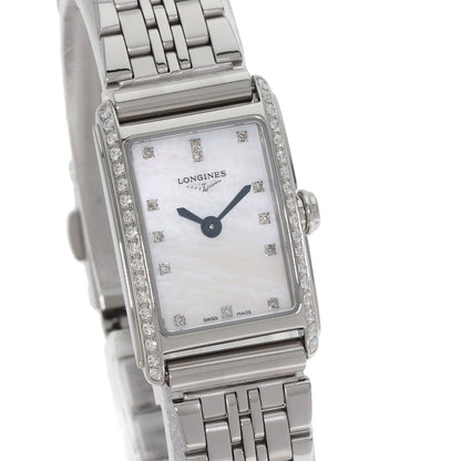 LONGINES Conquest Diamond Watches L5.258.0 Stainless Steel/Stainless Steel Ladies