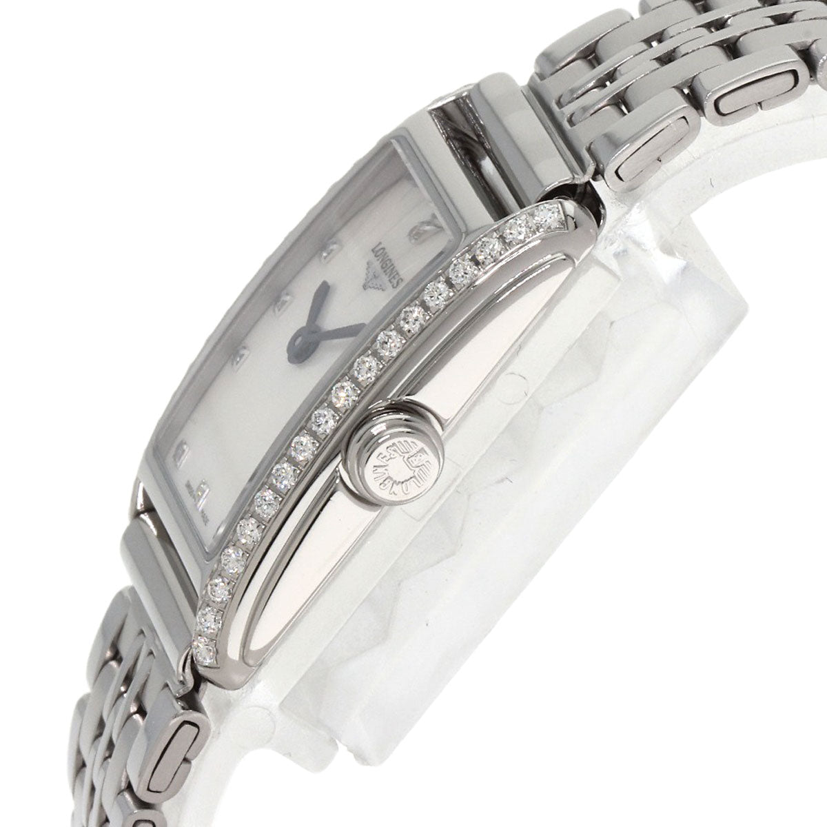 LONGINES Conquest Diamond Watches L5.258.0 Stainless Steel/Stainless Steel Ladies