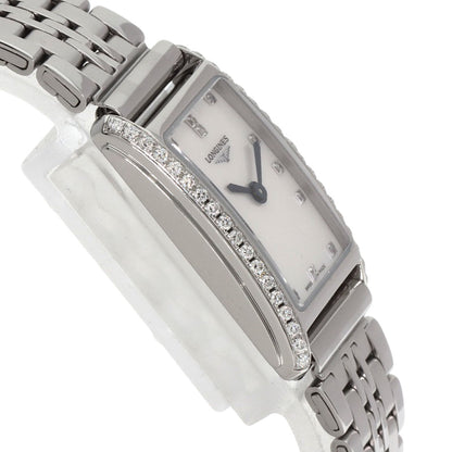 LONGINES Conquest Diamond Watches L5.258.0 Stainless Steel/Stainless Steel Ladies