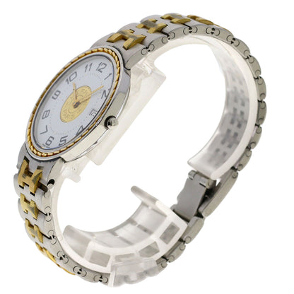 HERMES Serie Watches Stainless Steel/SSxGP mens