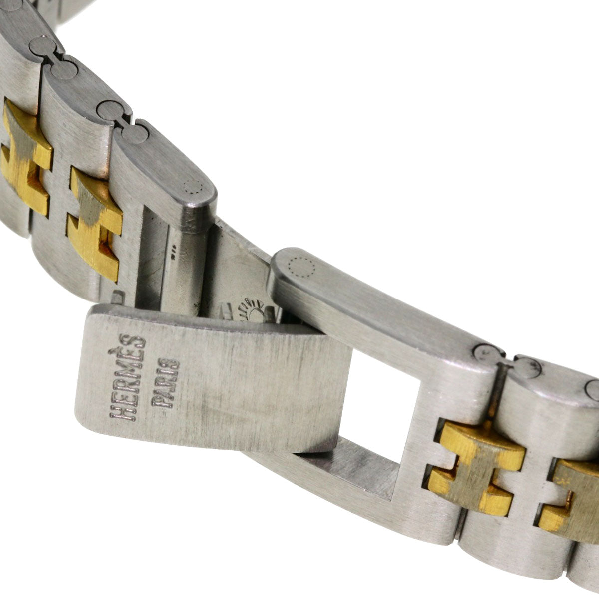 HERMES Serie Watches Stainless Steel/SSxGP mens