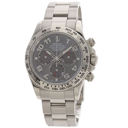 ROLEX Cosmograph Daytona Grey Arabic Watches 116509 K18 White Gold/K18 White Gold mens