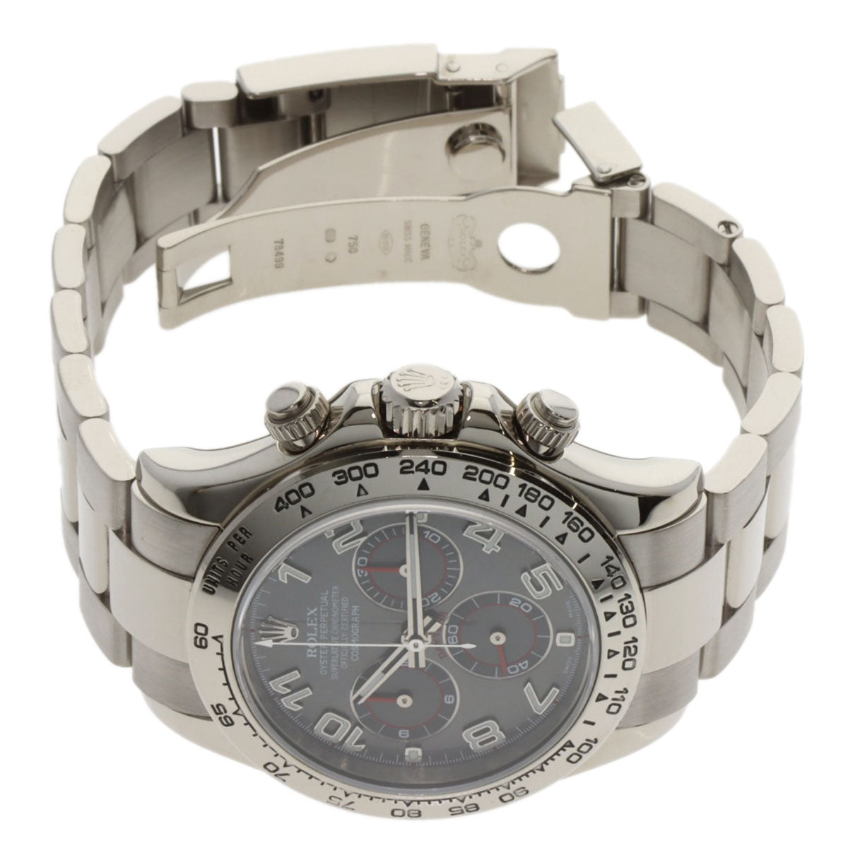 ROLEX Cosmograph Daytona Grey Arabic Watches 116509 K18 White Gold/K18 White Gold mens
