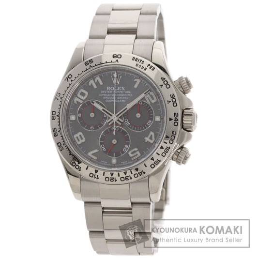 ROLEX Cosmograph Daytona Grey Arabic Watches 116509 K18 White Gold/K18 White Gold mens