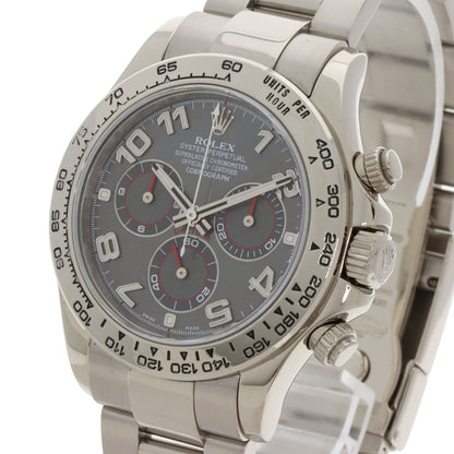 ROLEX Cosmograph Daytona Grey Arabic Watches 116509 K18 White Gold/K18 White Gold mens