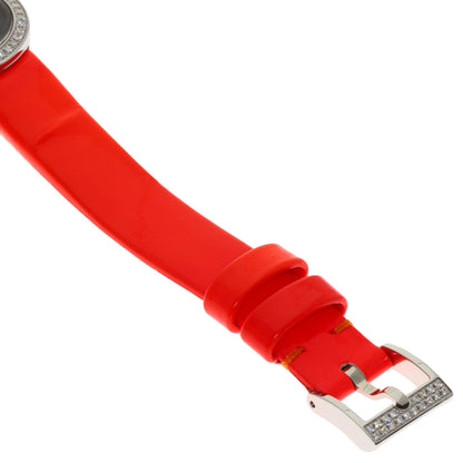 CHRISTIAN DIOR La Mini D Deux Diamond Watches CD040110 Stainless Steel/Leather Ladies