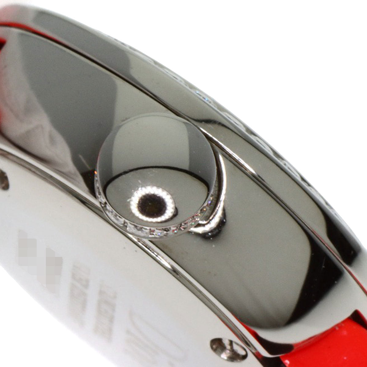 CHRISTIAN DIOR La Mini D Deux Diamond Watches CD040110 Stainless Steel/Leather Ladies