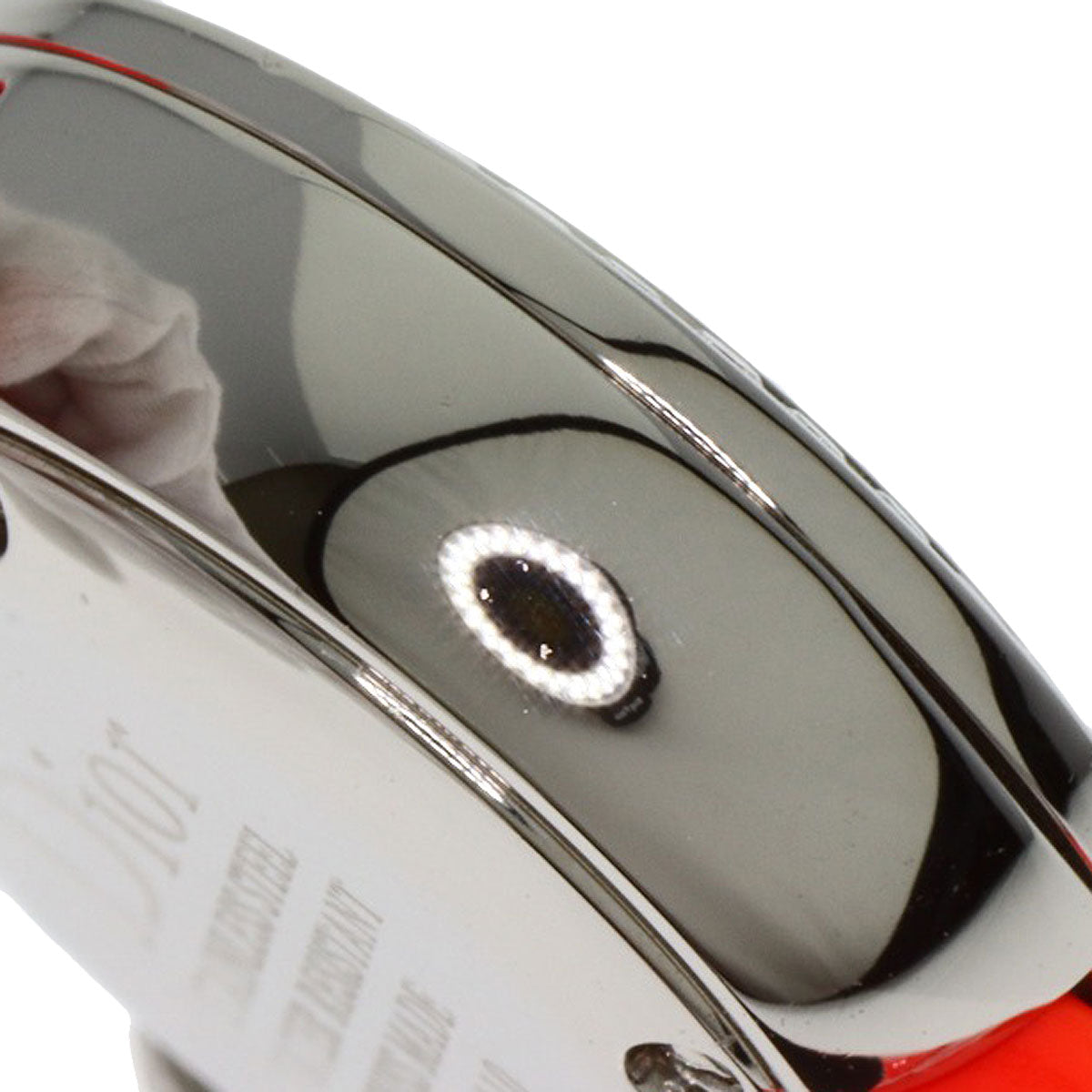 CHRISTIAN DIOR La Mini D Deux Diamond Watches CD040110 Stainless Steel/Leather Ladies