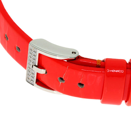 CHRISTIAN DIOR La Mini D Deux Diamond Watches CD040110 Stainless Steel/Leather Ladies