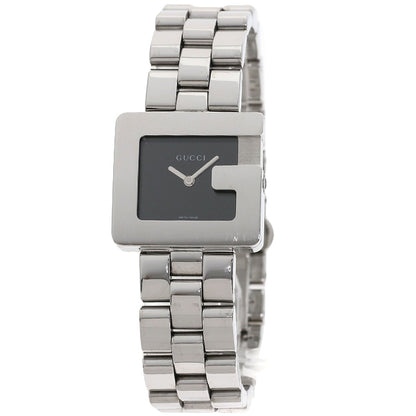 GUCCI G logo square face Watches 3600J Stainless Steel/Stainless Steel Boys