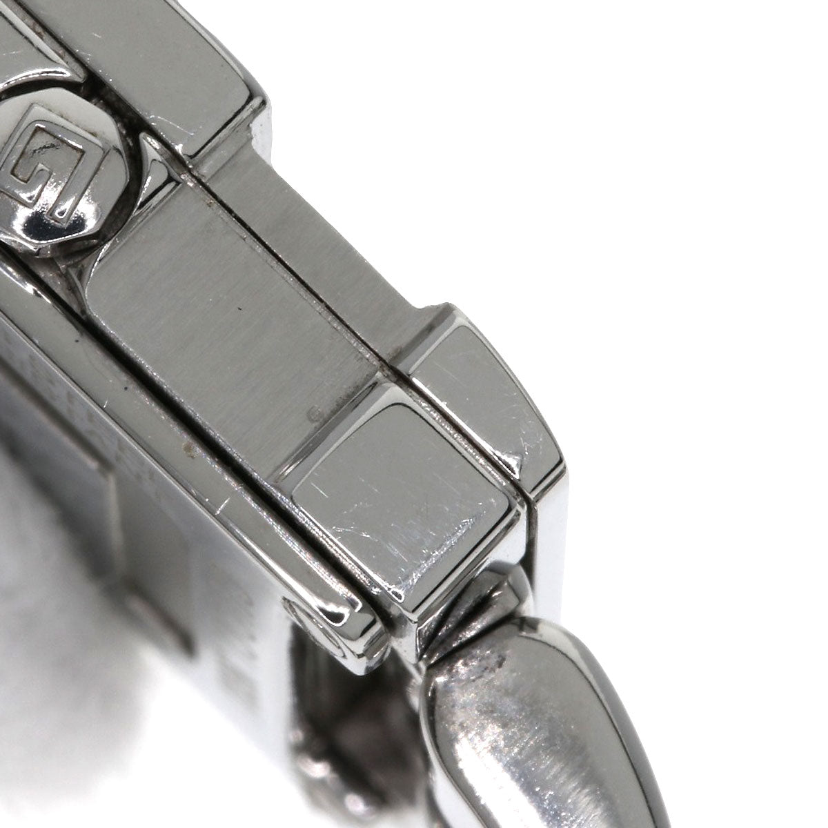 GUCCI G logo square face Watches 3600J Stainless Steel/Stainless Steel Boys