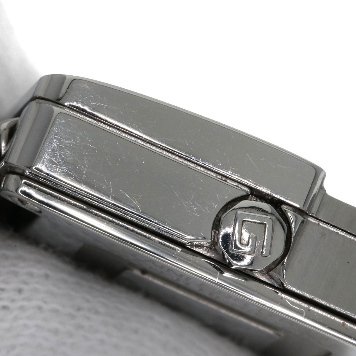 GUCCI G logo square face Watches 3600J Stainless Steel/Stainless Steel Boys