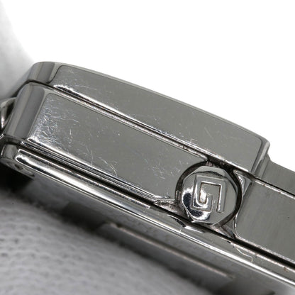 GUCCI G logo square face Watches 3600J Stainless Steel/Stainless Steel Boys