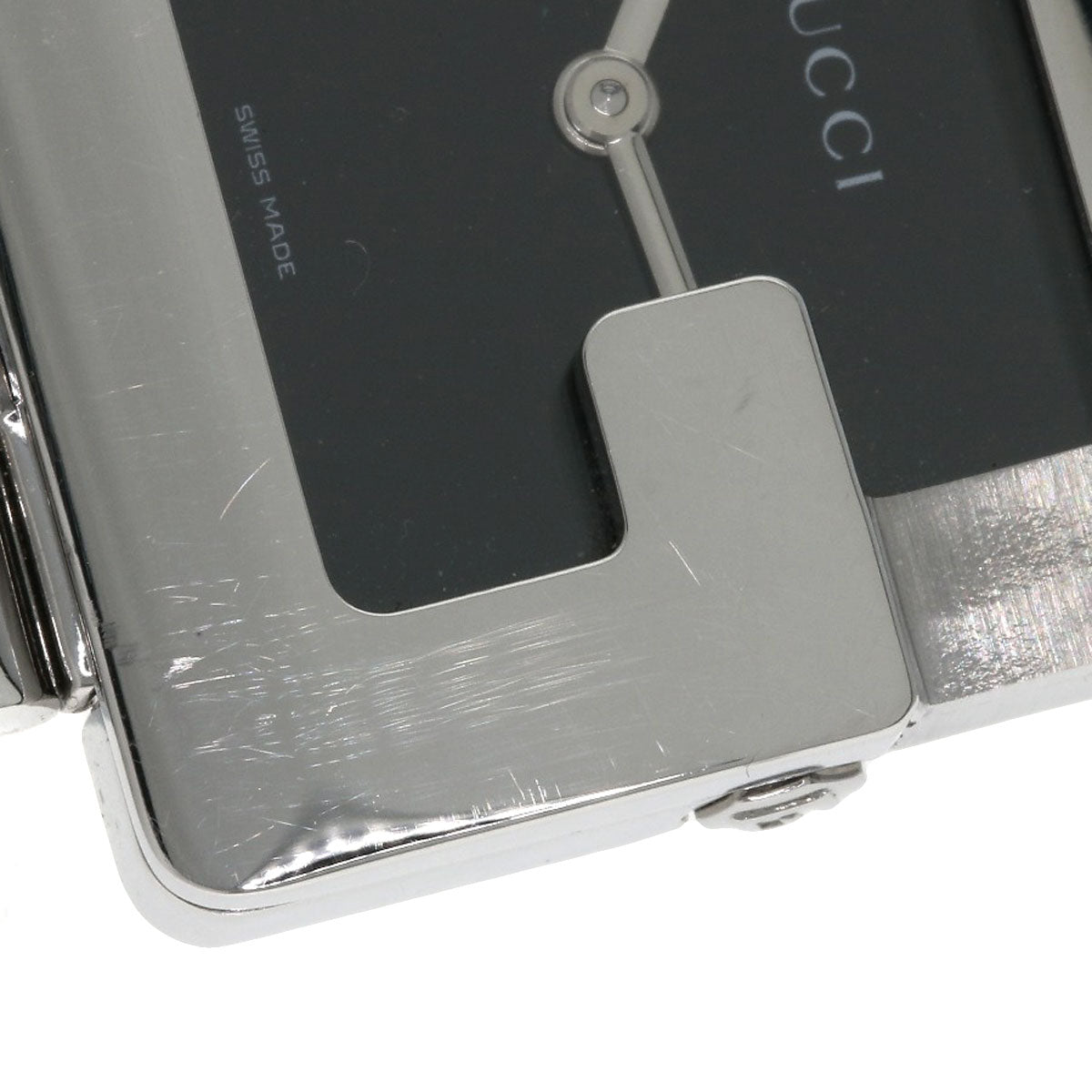 GUCCI G logo square face Watches 3600J Stainless Steel/Stainless Steel Boys