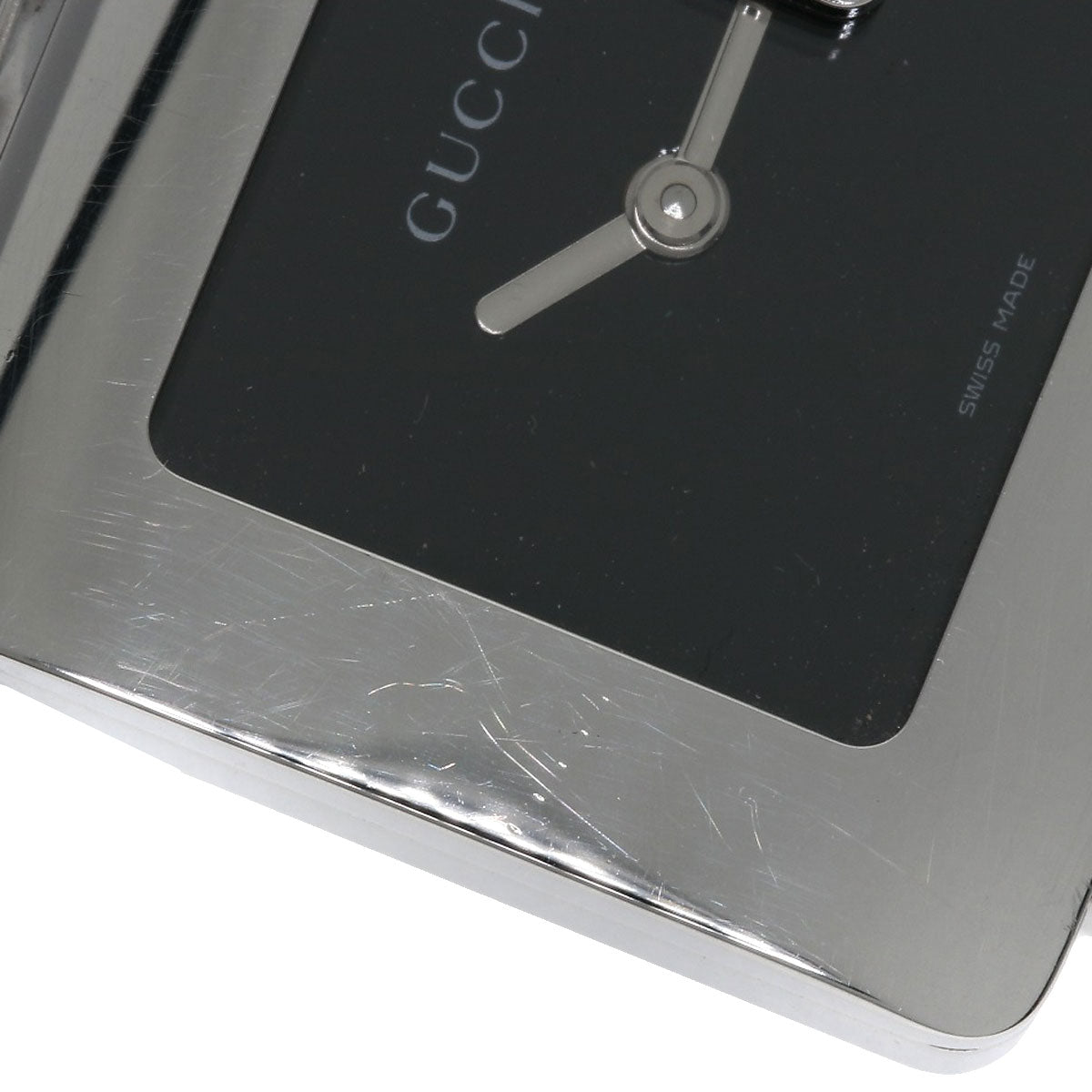 GUCCI G logo square face Watches 3600J Stainless Steel/Stainless Steel Boys