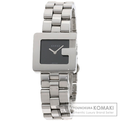 GUCCI G logo square face Watches 3600J Stainless Steel/Stainless Steel Boys