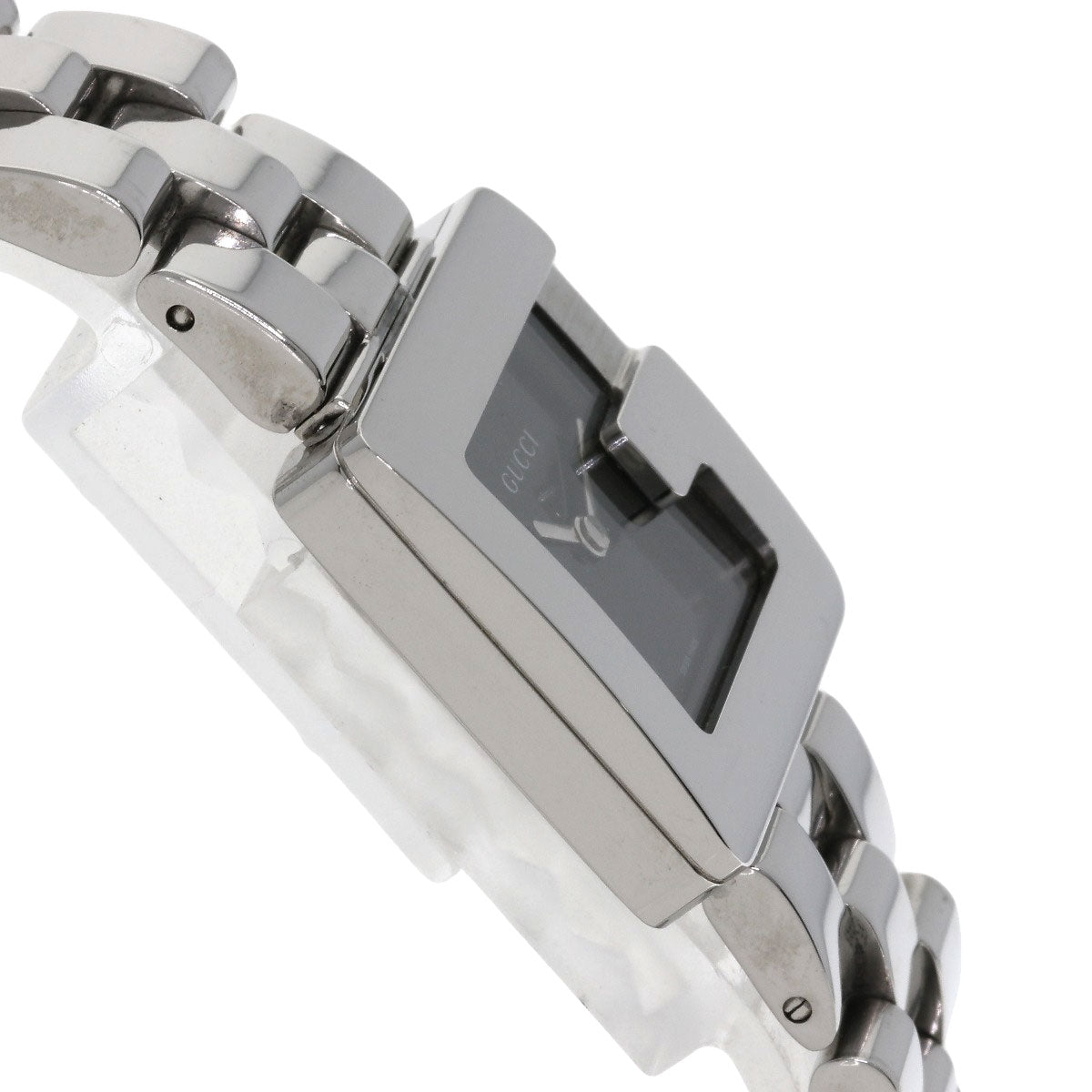 GUCCI G logo square face Watches 3600J Stainless Steel/Stainless Steel Boys