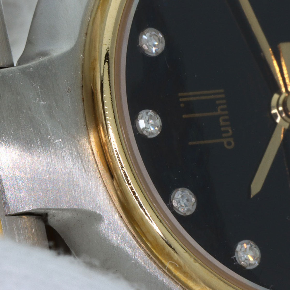 Dunhill Millennium 12P Diamond Watches Stainless Steel/SSxGP Boys