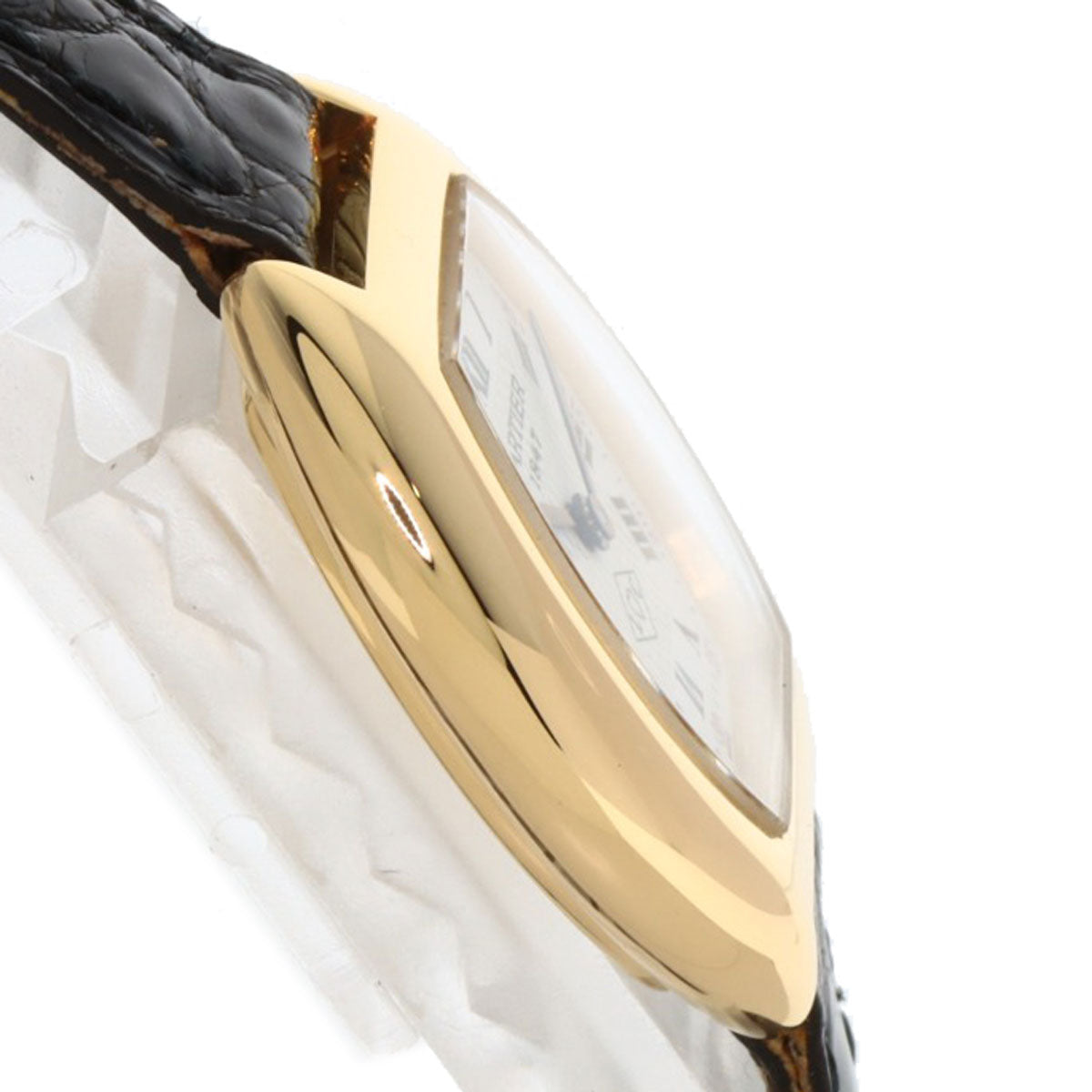 CARTIER TONNEAU 150th Anniversary Model Watches W15X7456 K18 Yellow Gold/Leather Ladies