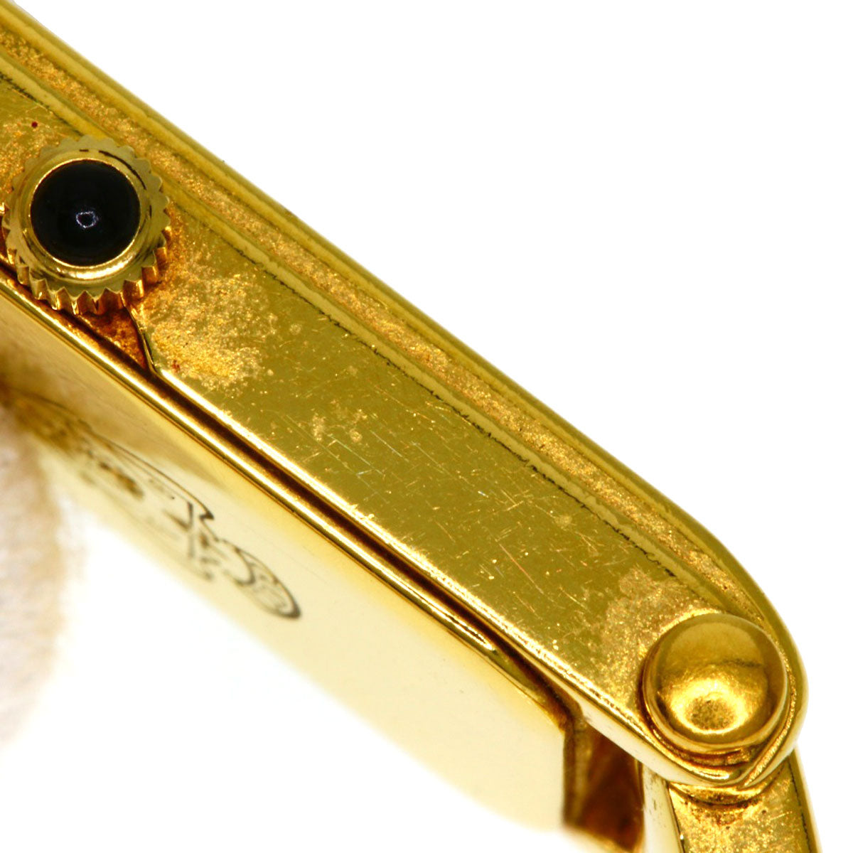 GUCCI Square face Watches 1500L Gold Plated/Gold Plated Ladies