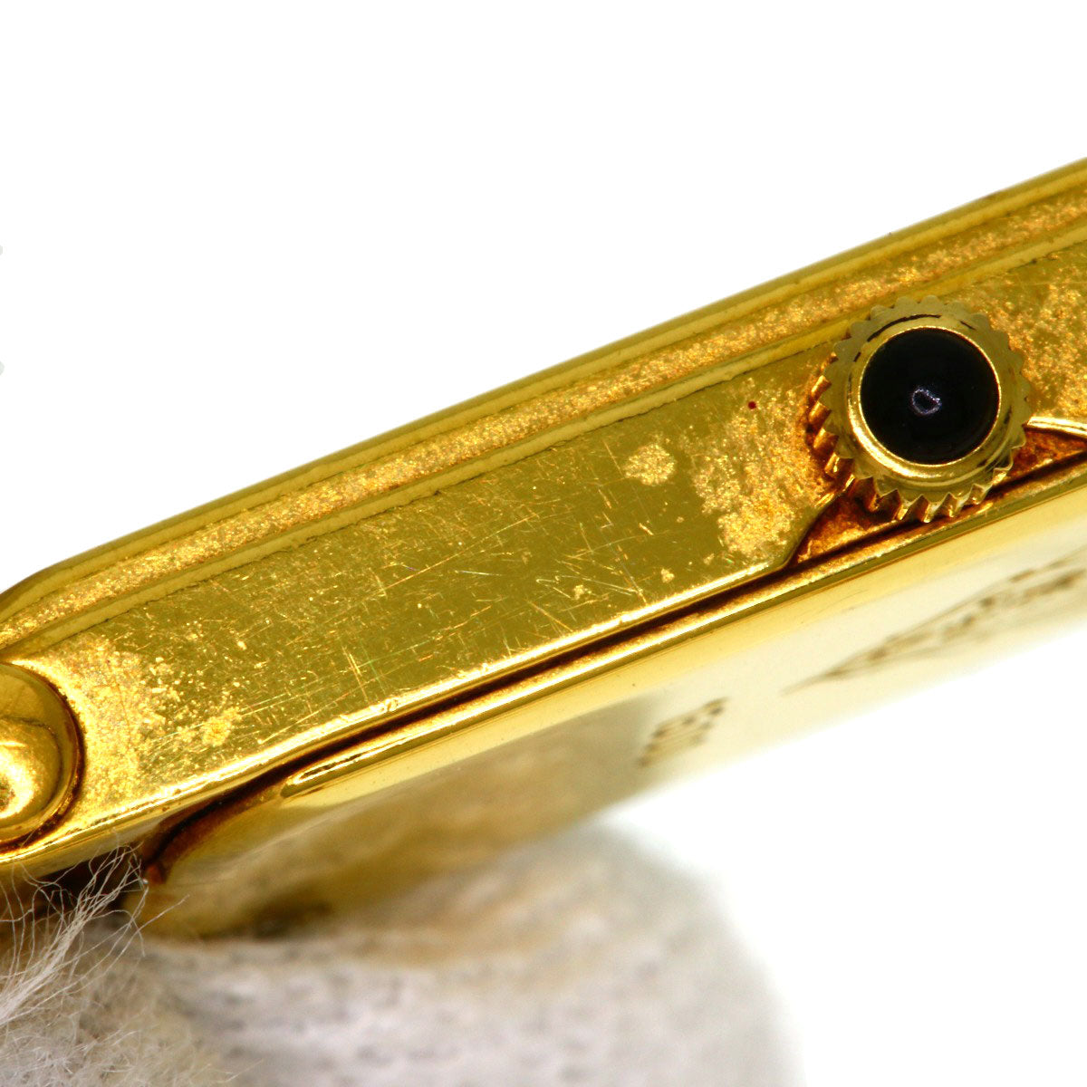 GUCCI Square face Watches 1500L Gold Plated/Gold Plated Ladies