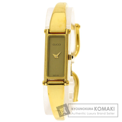GUCCI Square face Watches 1500L Gold Plated/Gold Plated Ladies