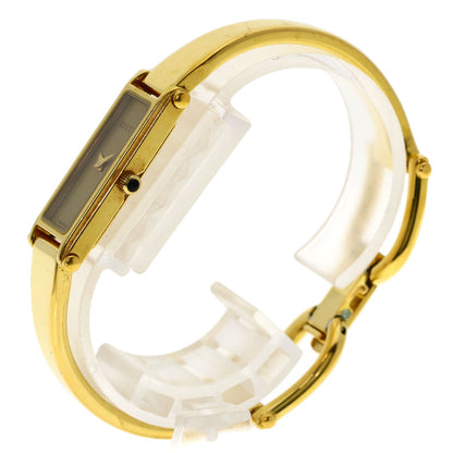 GUCCI Square face Watches 1500L Gold Plated/Gold Plated Ladies