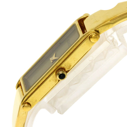 GUCCI Square face Watches 1500L Gold Plated/Gold Plated Ladies