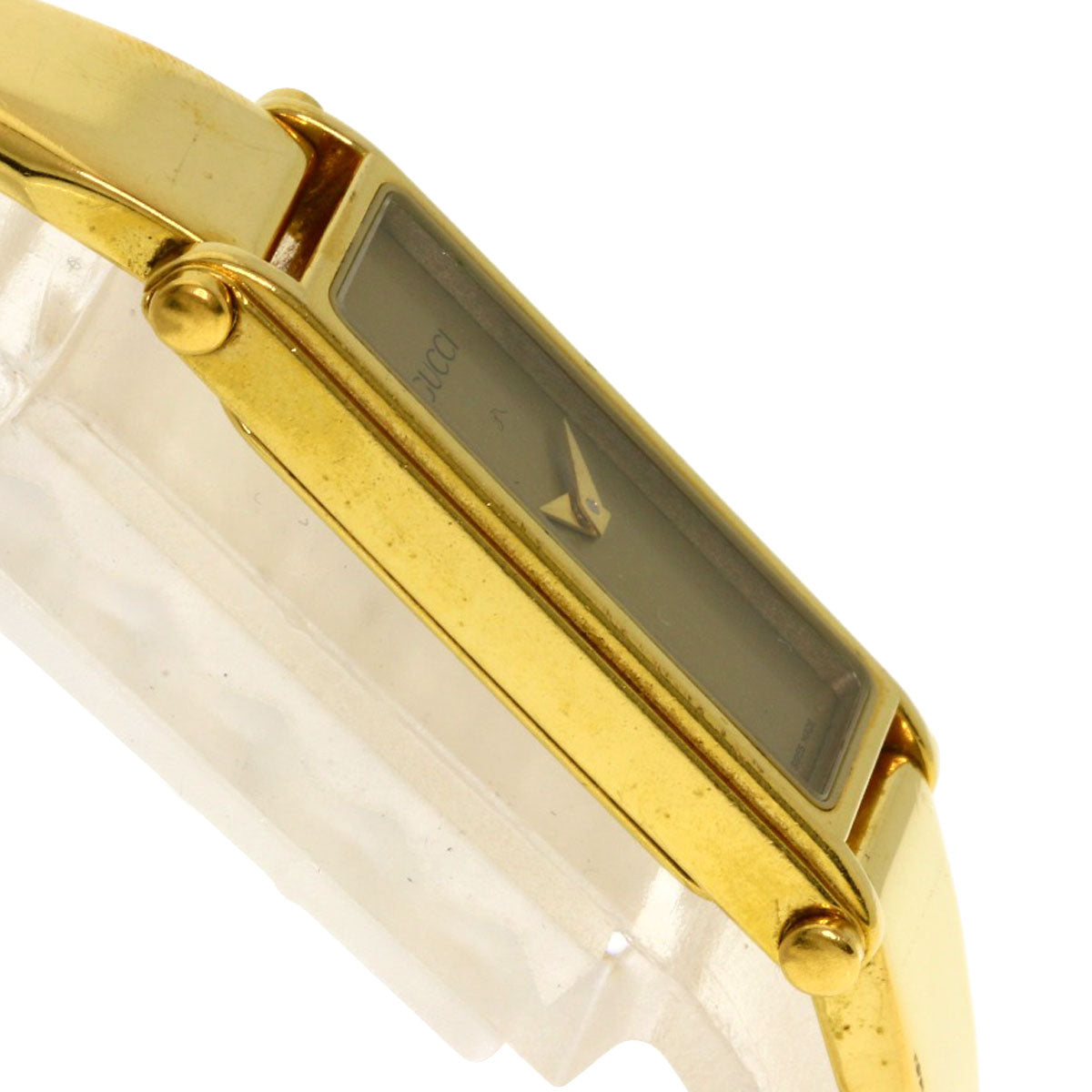 GUCCI Square face Watches 1500L Gold Plated/Gold Plated Ladies