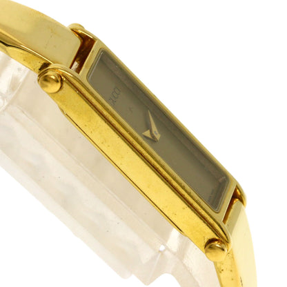 GUCCI Square face Watches 1500L Gold Plated/Gold Plated Ladies
