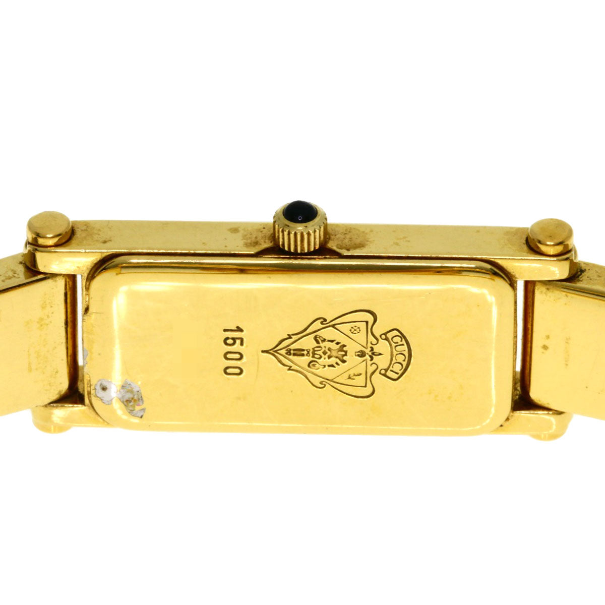 GUCCI Square face Watches 1500L Gold Plated/Gold Plated Ladies