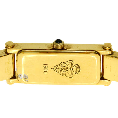 GUCCI Square face Watches 1500L Gold Plated/Gold Plated Ladies