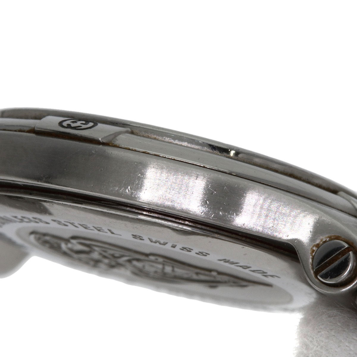 GUCCI Round face Watches 9040M Stainless Steel/Stainless Steel mens