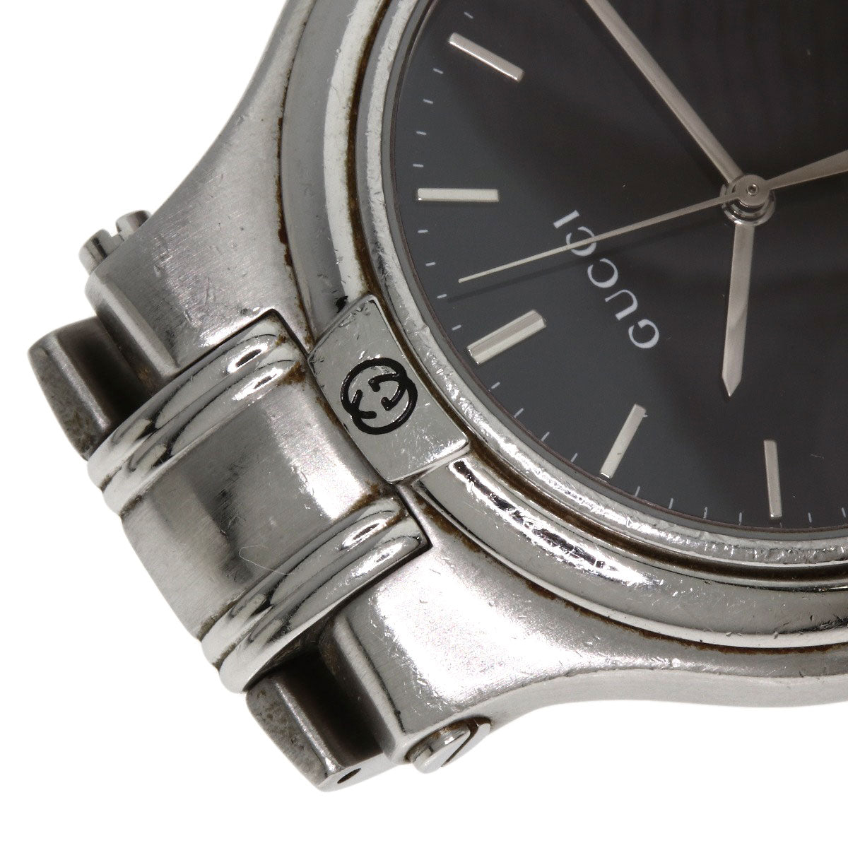 GUCCI Round face Watches 9040M Stainless Steel/Stainless Steel mens