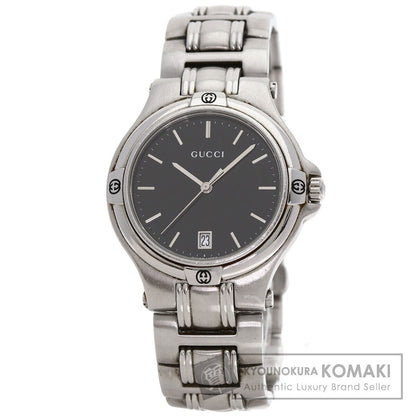 GUCCI Round face Watches 9040M Stainless Steel/Stainless Steel mens