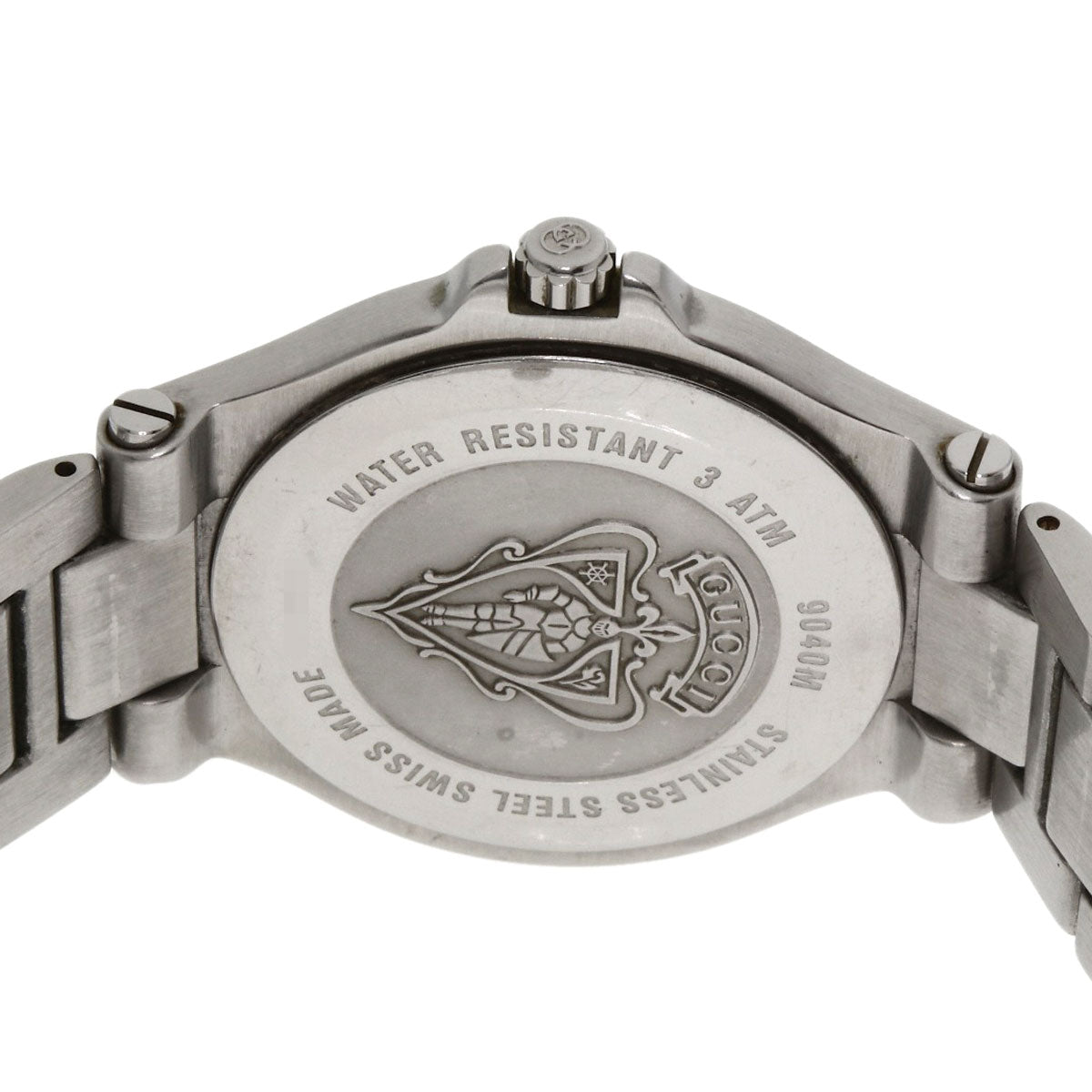 GUCCI Round face Watches 9040M Stainless Steel/Stainless Steel mens