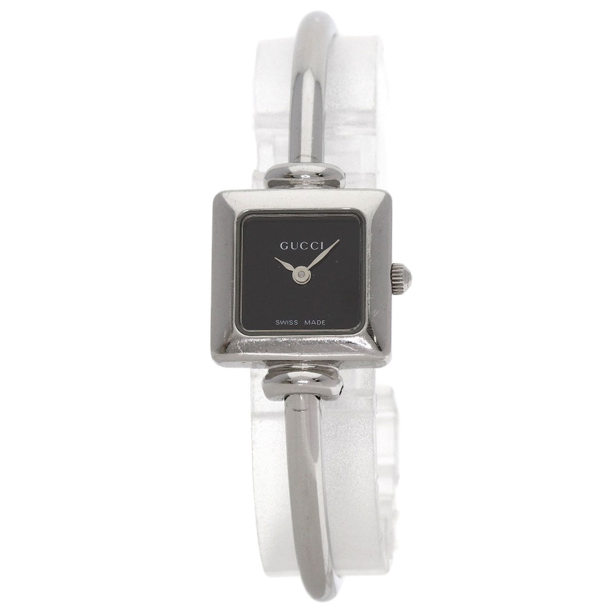 GUCCI Square face bangle Watches 1900L Stainless Steel/Stainless Steel Ladies