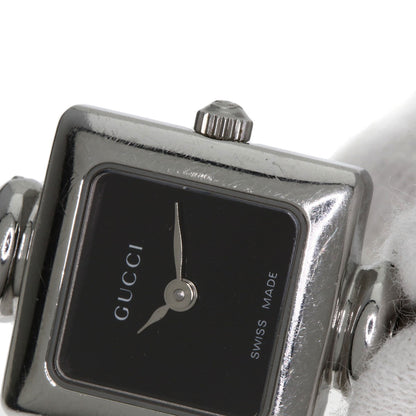 GUCCI Square face bangle Watches 1900L Stainless Steel/Stainless Steel Ladies