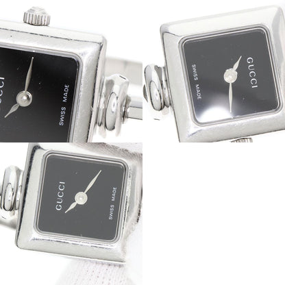 GUCCI Square face bangle Watches 1900L Stainless Steel/Stainless Steel Ladies