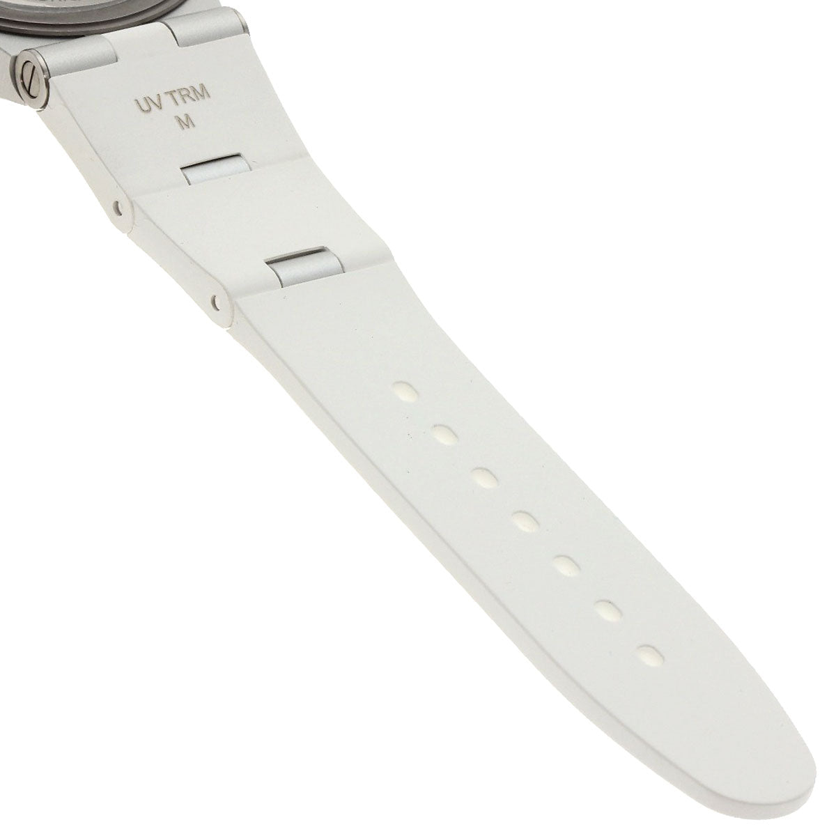 BVLGARI Aluminum White Watches BB40AT aluminum/Rubber mens