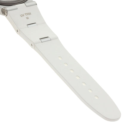 BVLGARI Aluminum White Watches BB40AT aluminum/Rubber mens
