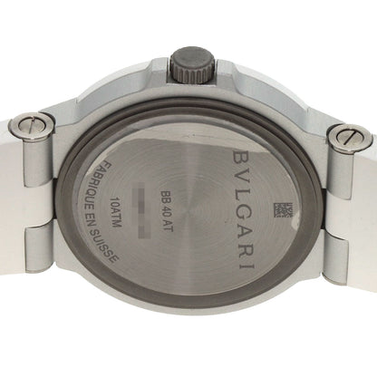 BVLGARI Aluminum White Watches BB40AT aluminum/Rubber mens