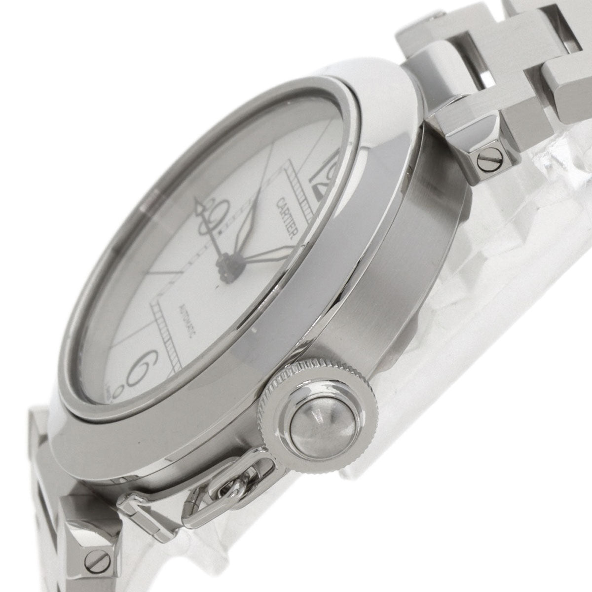 CARTIER Pasha C Watches W31074M7 Stainless Steel/Stainless Steel Boys