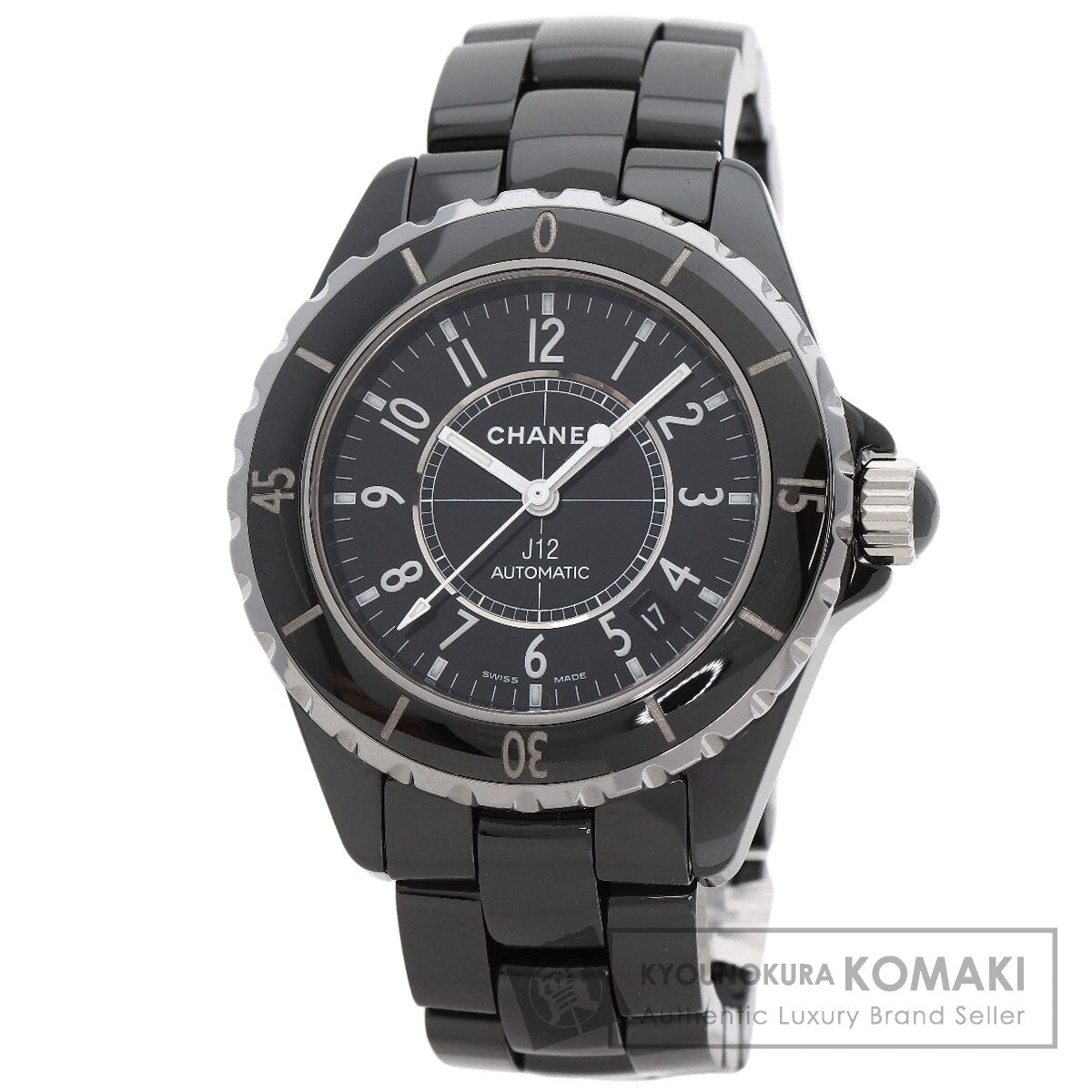 CHANEL J12 1.5" Watches H0685 Ceramic/Ceramic mens